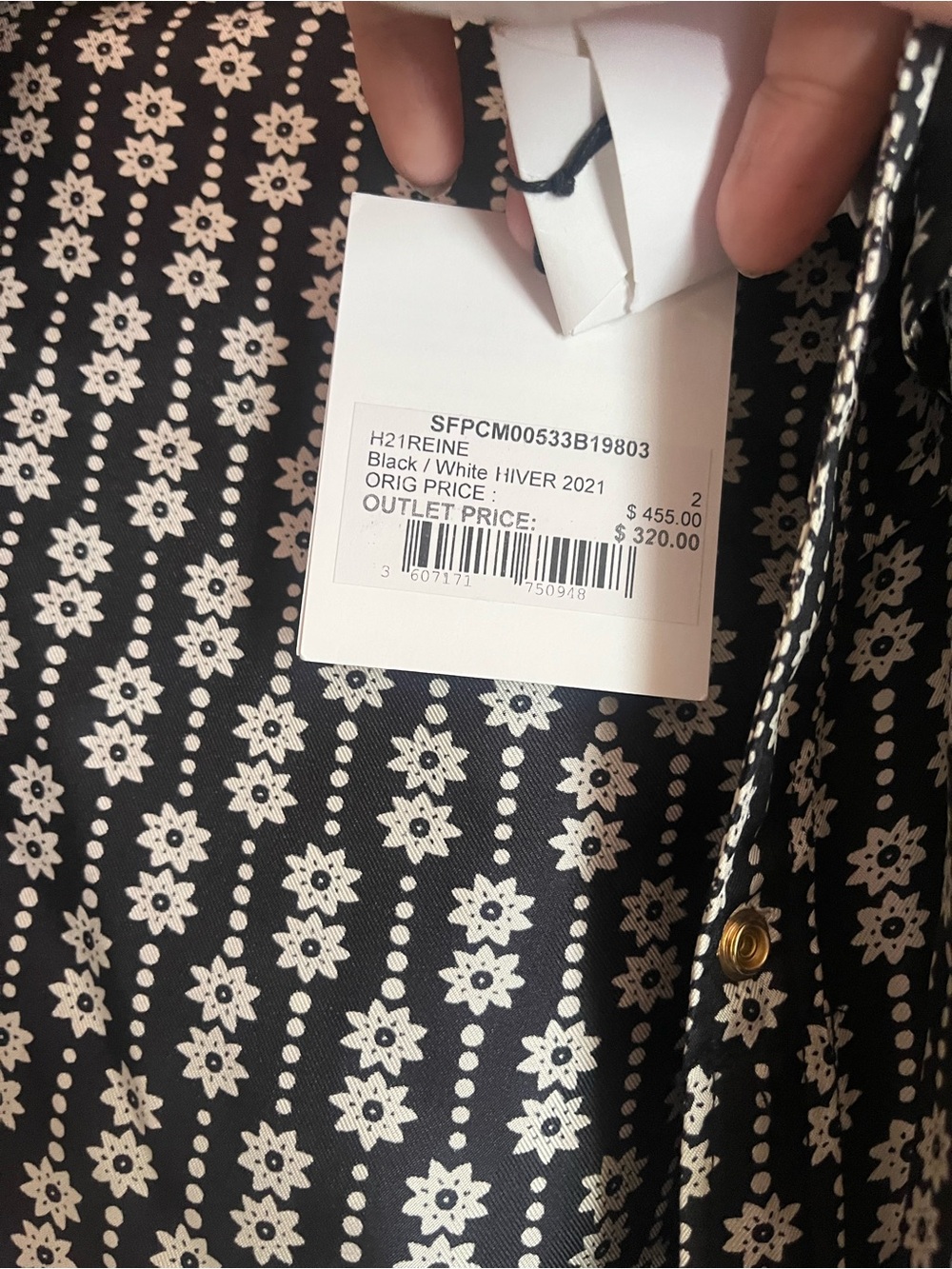 Sandro Ruffle Shirt - Picture 6 of 10